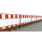 Panel fence | according to TL | film RA2/B | length: 2.40 m | red / white